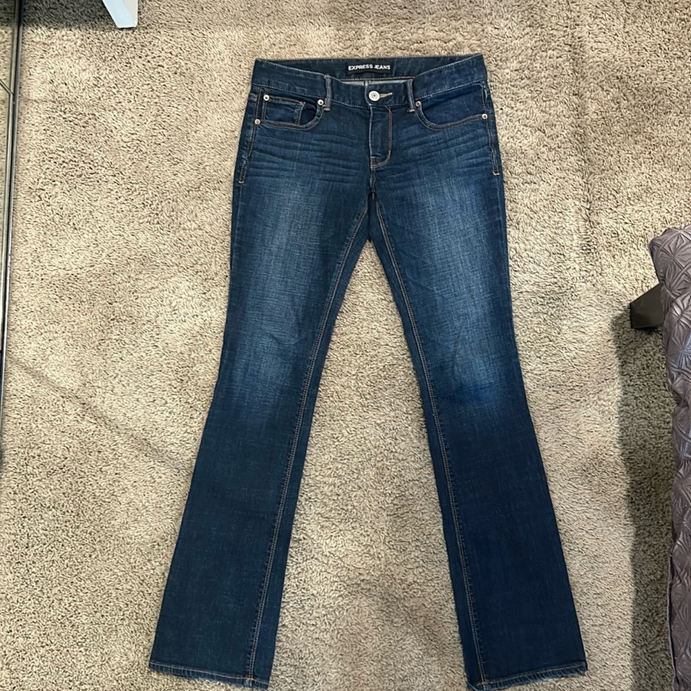 Express jeans Barely Boot, Stella low rise. Size 4 R